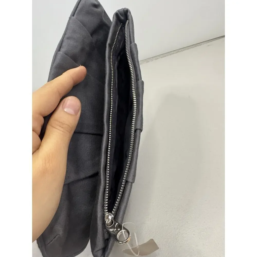 American Eagle silver / gray clutch wallet evening bag